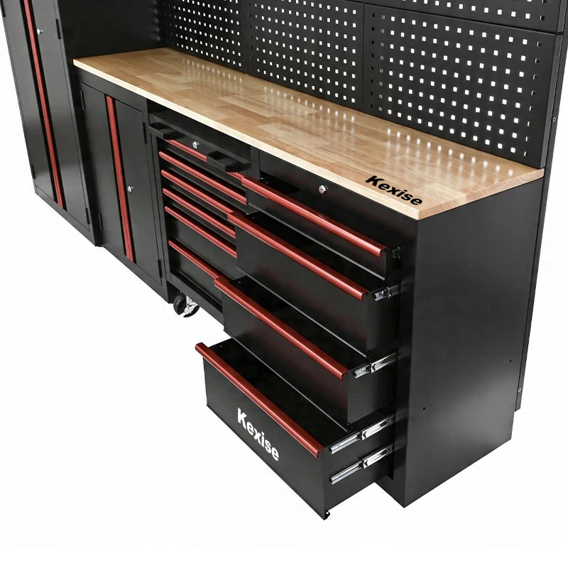 Industrial Tooling Cabinet Heavy-duty Mobile Toolbox Workbench Workshop Garage Combination Tool Cabinet