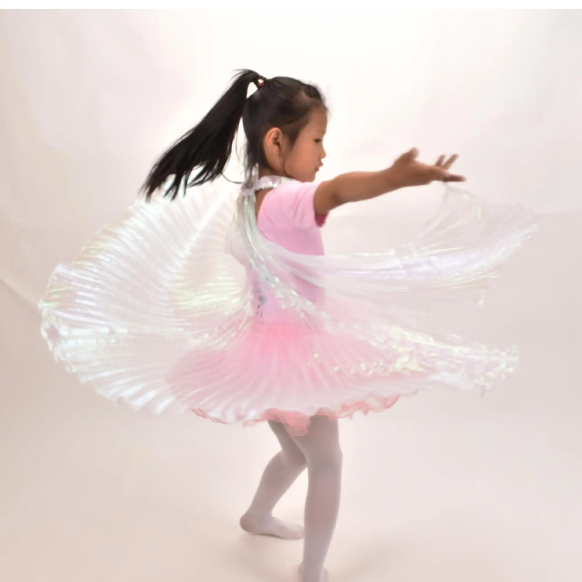 

Bolero Neck Hanging Hand Hook Style Wings Stage Performance Costume Belly Dance Ball Halloween Themed Women's Traditional Clo...