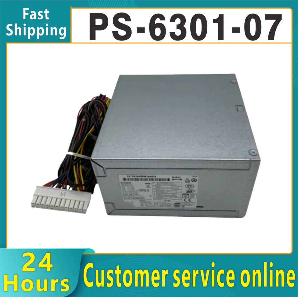 Original Pav 570 580 750 power supply, ATX 300W, 832005-001, PS-6301-07, 24+4+6 pin