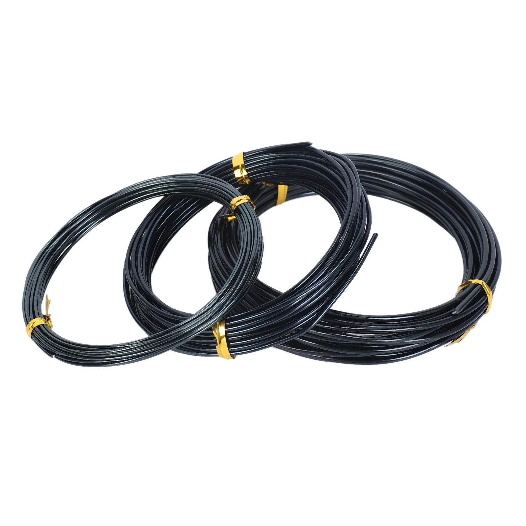 AA91 7PCS 5M Bonsai Tree Training Wires with Wire Cutter Kit Anodized Aluminum Anti-Corrosion Rust Resistant