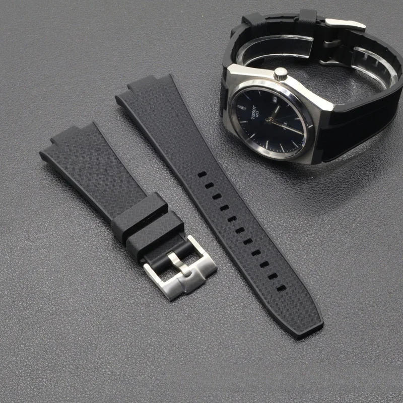 ApplicableCinturino in silicone liquido TissotSuper GamerT137.407/410Modello tessutoPRXWatch band12mm