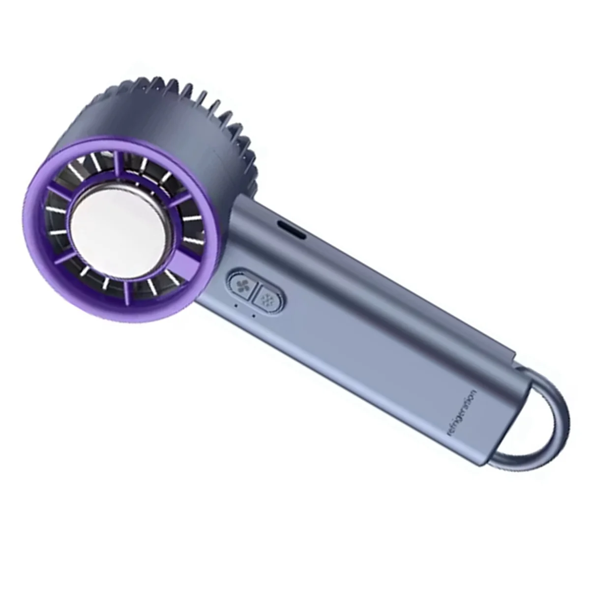 ABGV Handheld ijskompresventilator USB oplaadbare halfgeleiderkoeling Draagbare kleine oplaadbare turboventilator Airconditioner