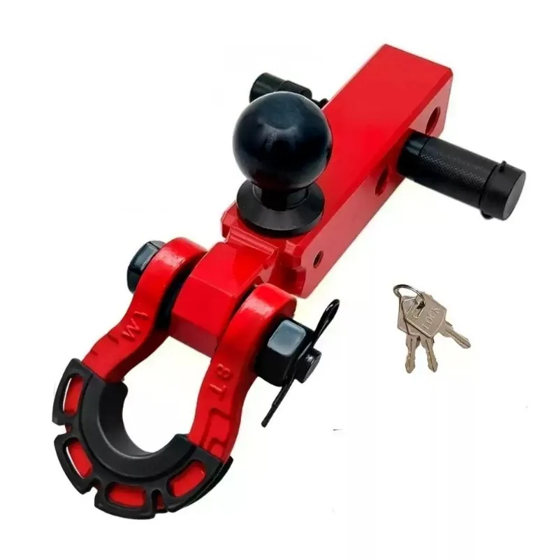 Aluminum Trailer Tow Arm Hitch Ball Shackle, RV Car Modification Towing Accessory