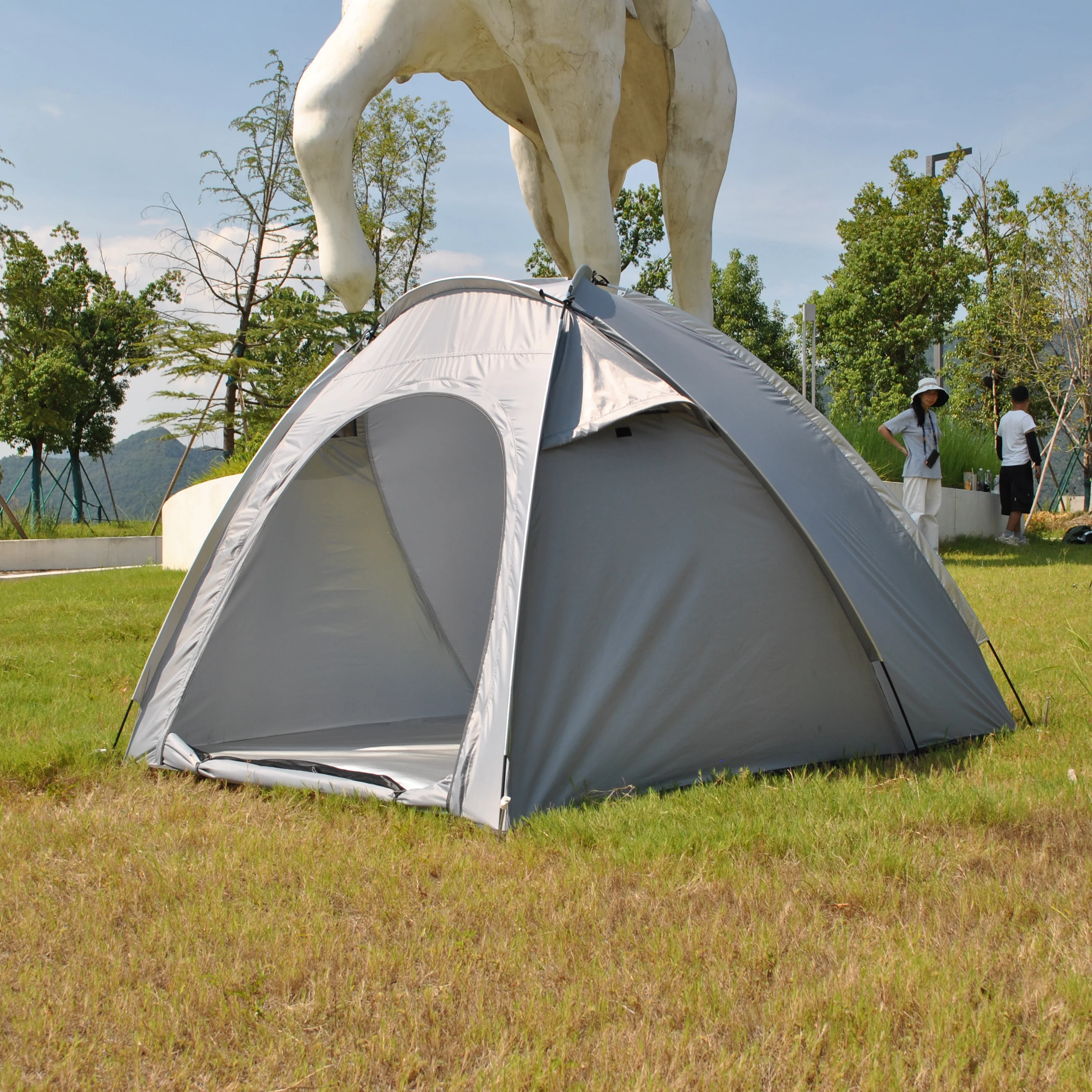 

Rainproof and Sunproof 4-person Planet Tent, Dome Tent, 4-person Camping Tent, Ground Shell Tent, Outdoor Camping Tent