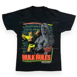 90s Vintage Hulk Rules Wwf Wrestling Women And Man Unisex T-Shirt