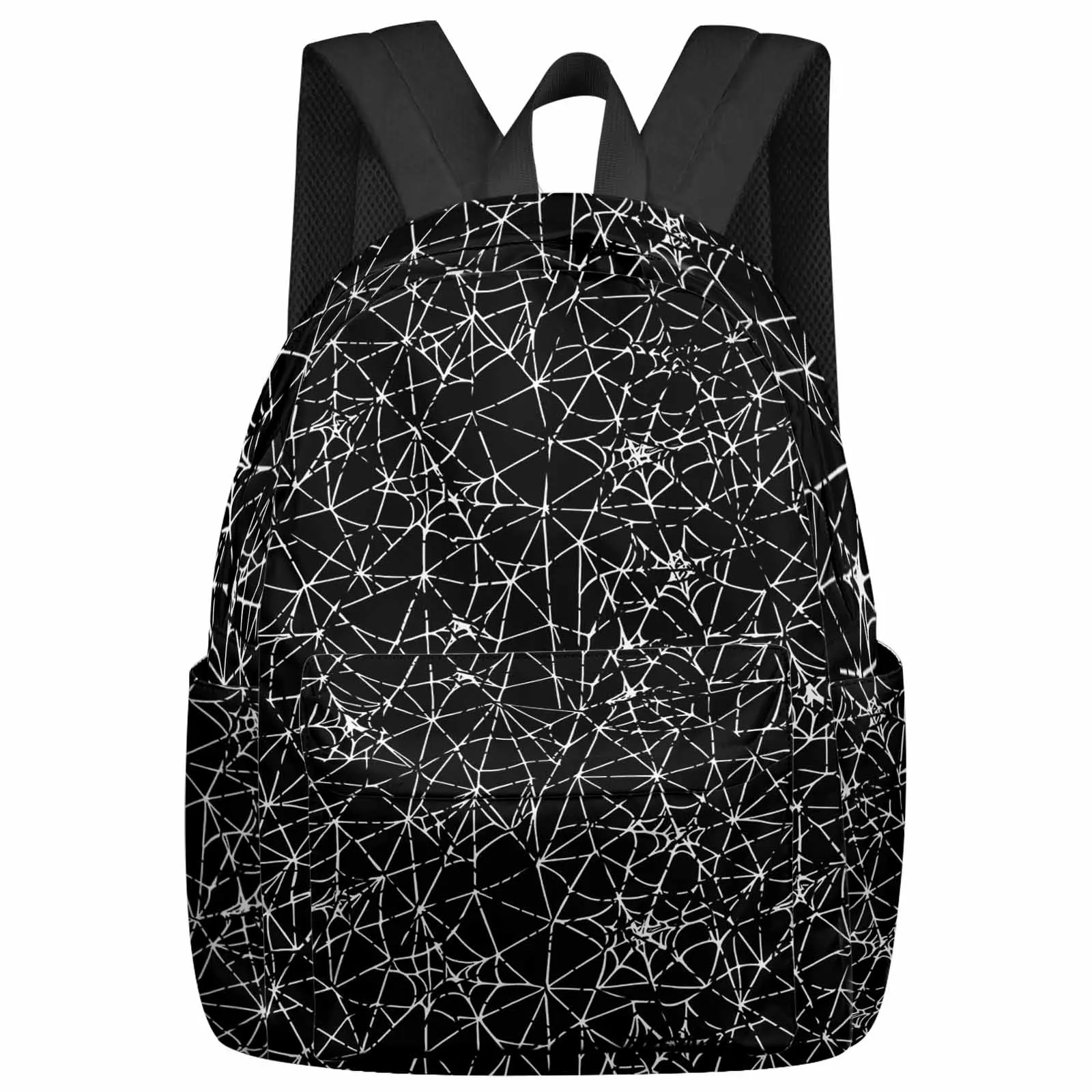 

Modern Halloween Web Lines Backpacks Teenagers Student School Bags Men Women Travel Mochila