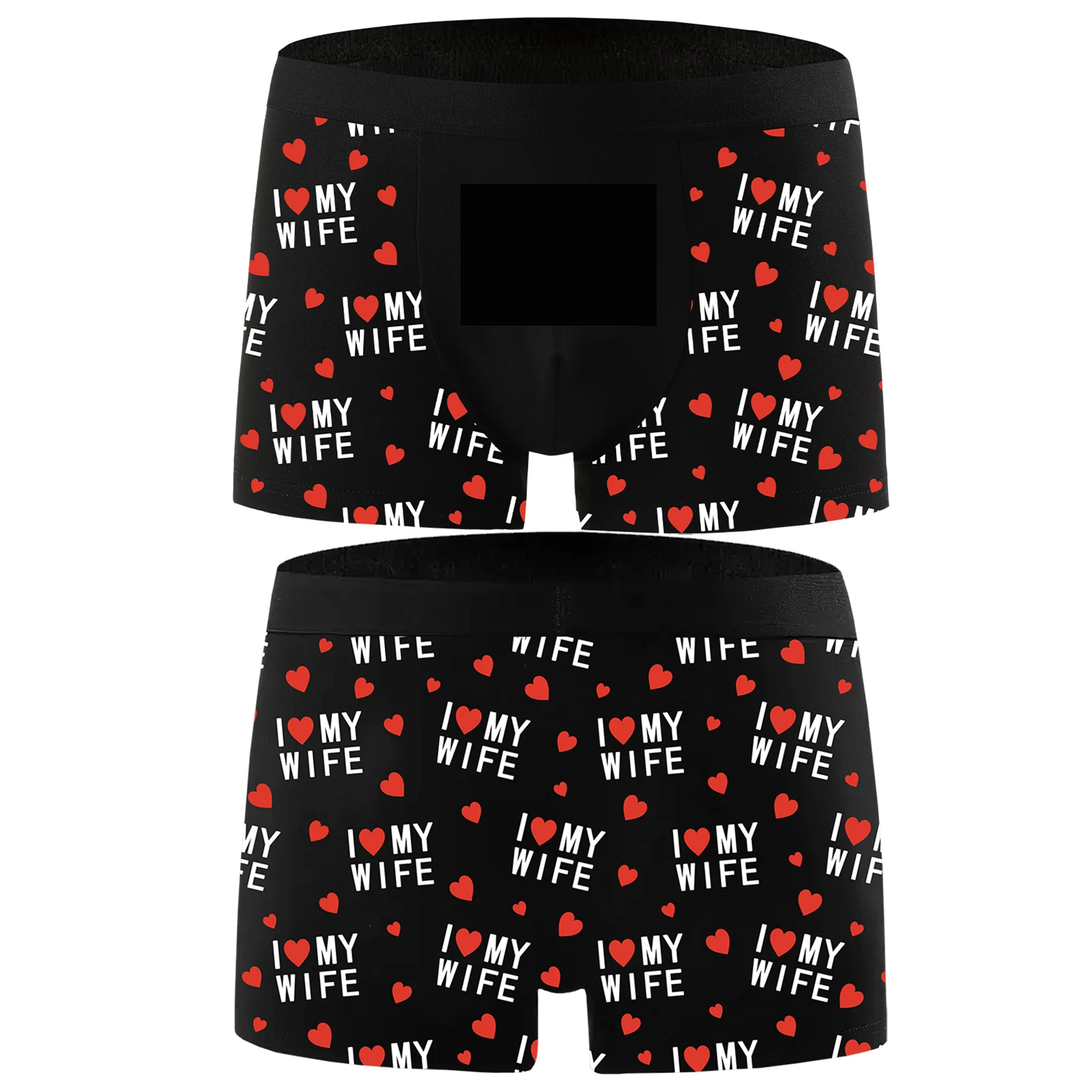 Męskie seksowne bokserki typu U Convex, bezszwowe, modelujące, z nadrukiem, z niskim stanem, oddychające majtki męskie.