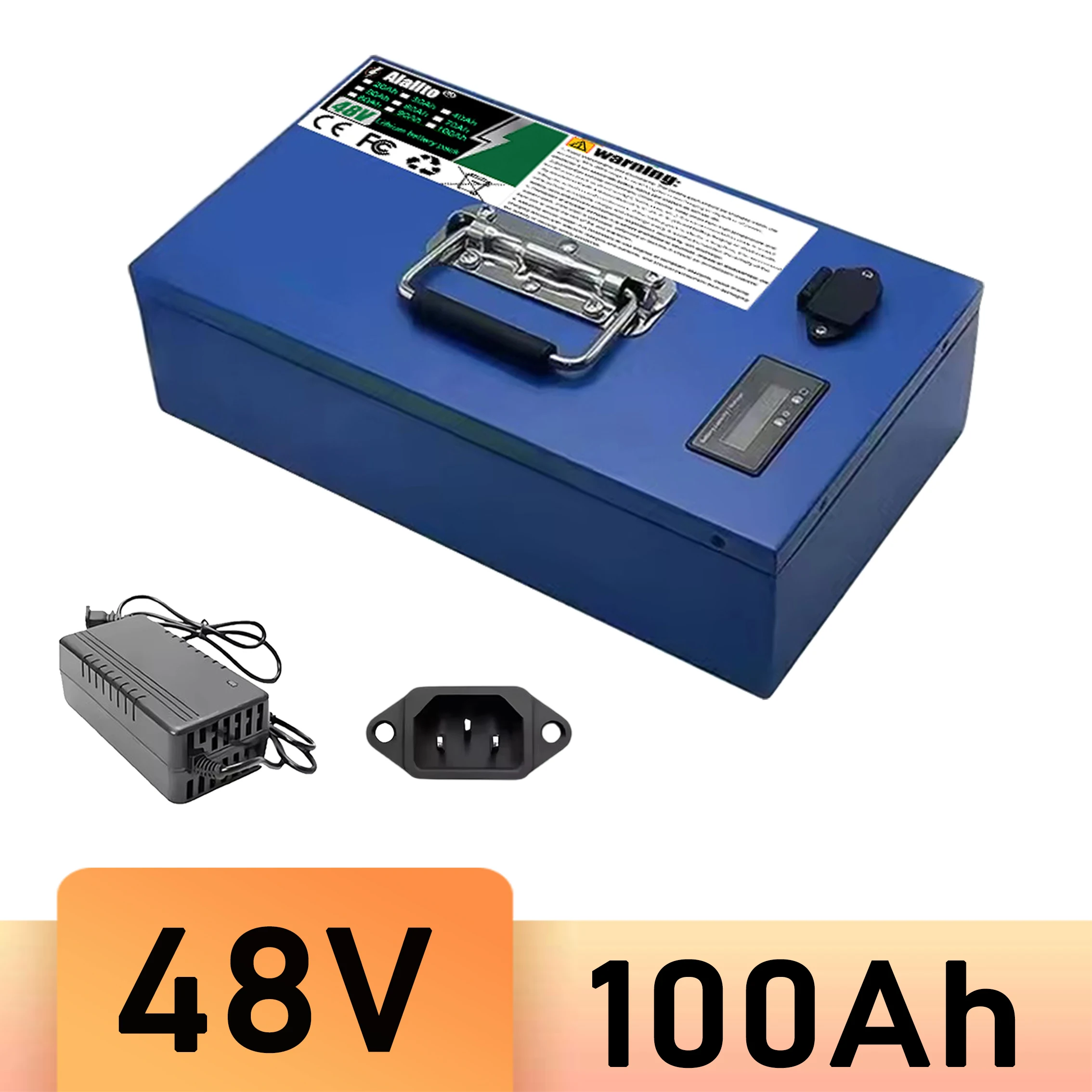 

Air freight, shipped within 24 hours, suitable for 250-2000W motor equipment, 48V 20Ah-100Ah 18650 lithium battery