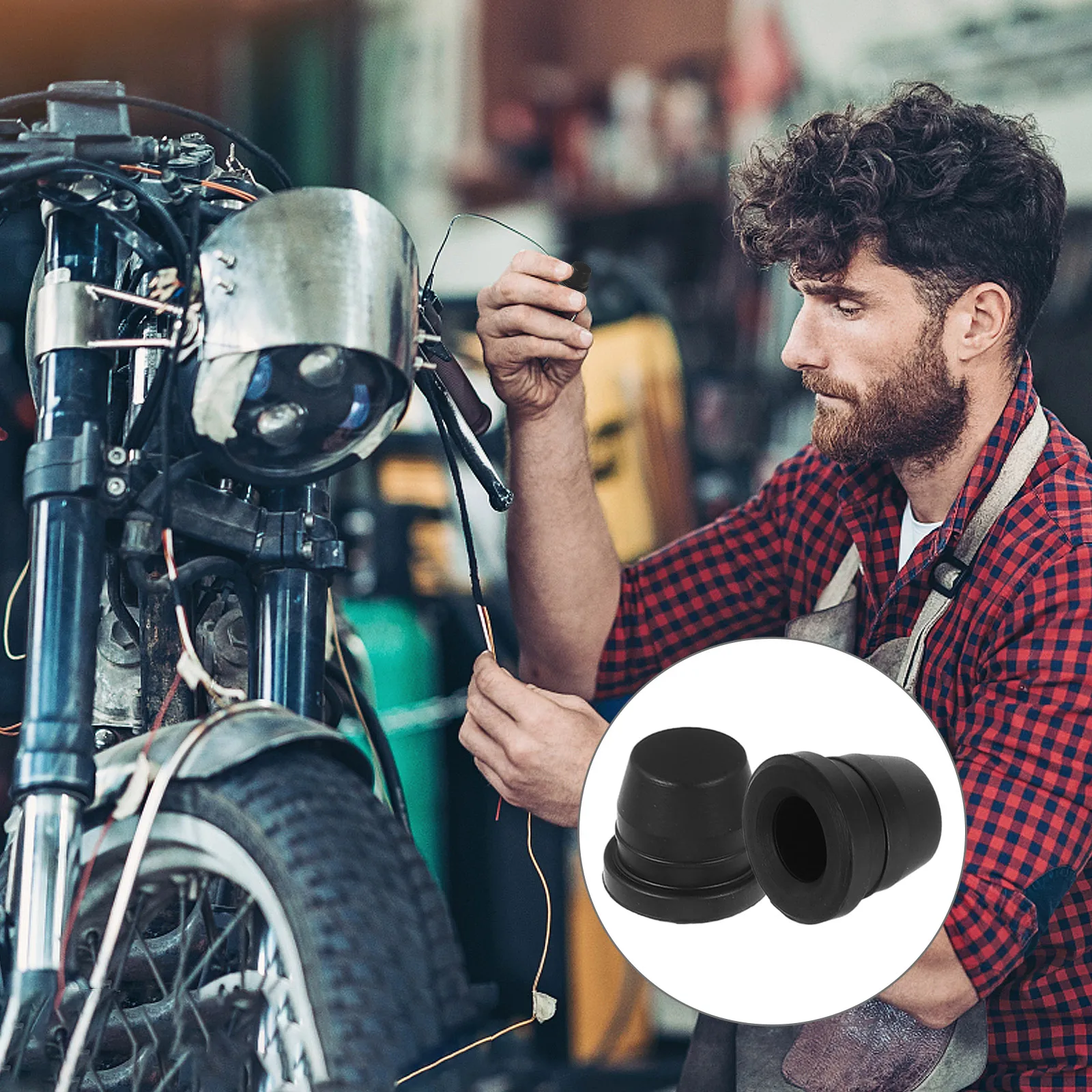 

18pcs Motorcycle Brake Screw Rubber Caps Waterproof Auto Grease Fitting Covers Durable Brake Bleeder Caps For Cars