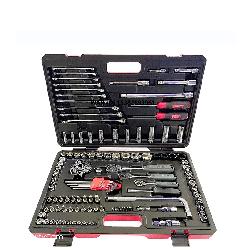 

В наличии, оптовая продажа, 121-х предметный набор инструментов, набор инструментов для ремонта автомобиля, изолированные инструменты