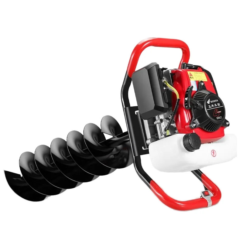 Professional 52cc Manual Power Drill Drilling Machine Cheap Earth Augers Fuel Gearbox for Ground Hole Farming Industrial