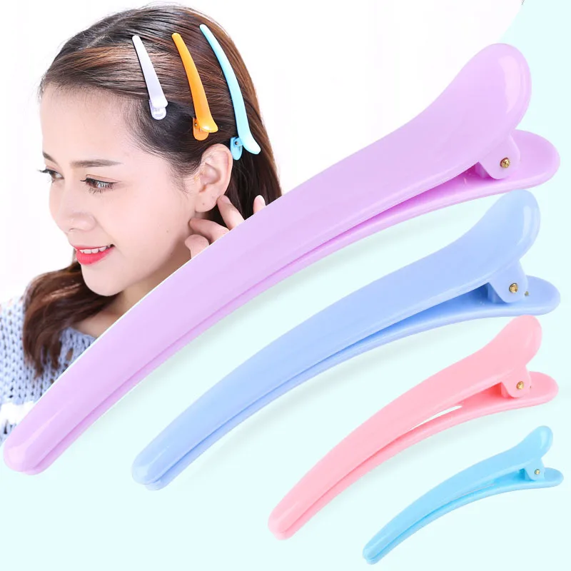 

6Pcs/set Colorful Alligator Hair Clips Plastic Single Prong Diy Hairstyle Hair Accessories Hairpin Hairdressing Hair Accessories