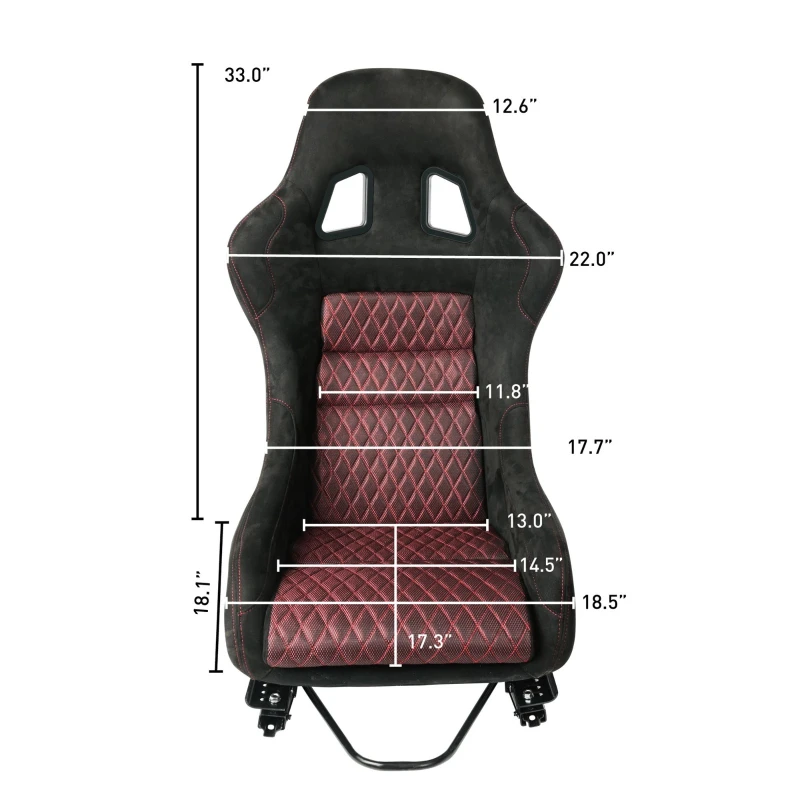 Hot Selling Custom Carbon Fiber Racing Bucket Seats Interior Modification Accessories