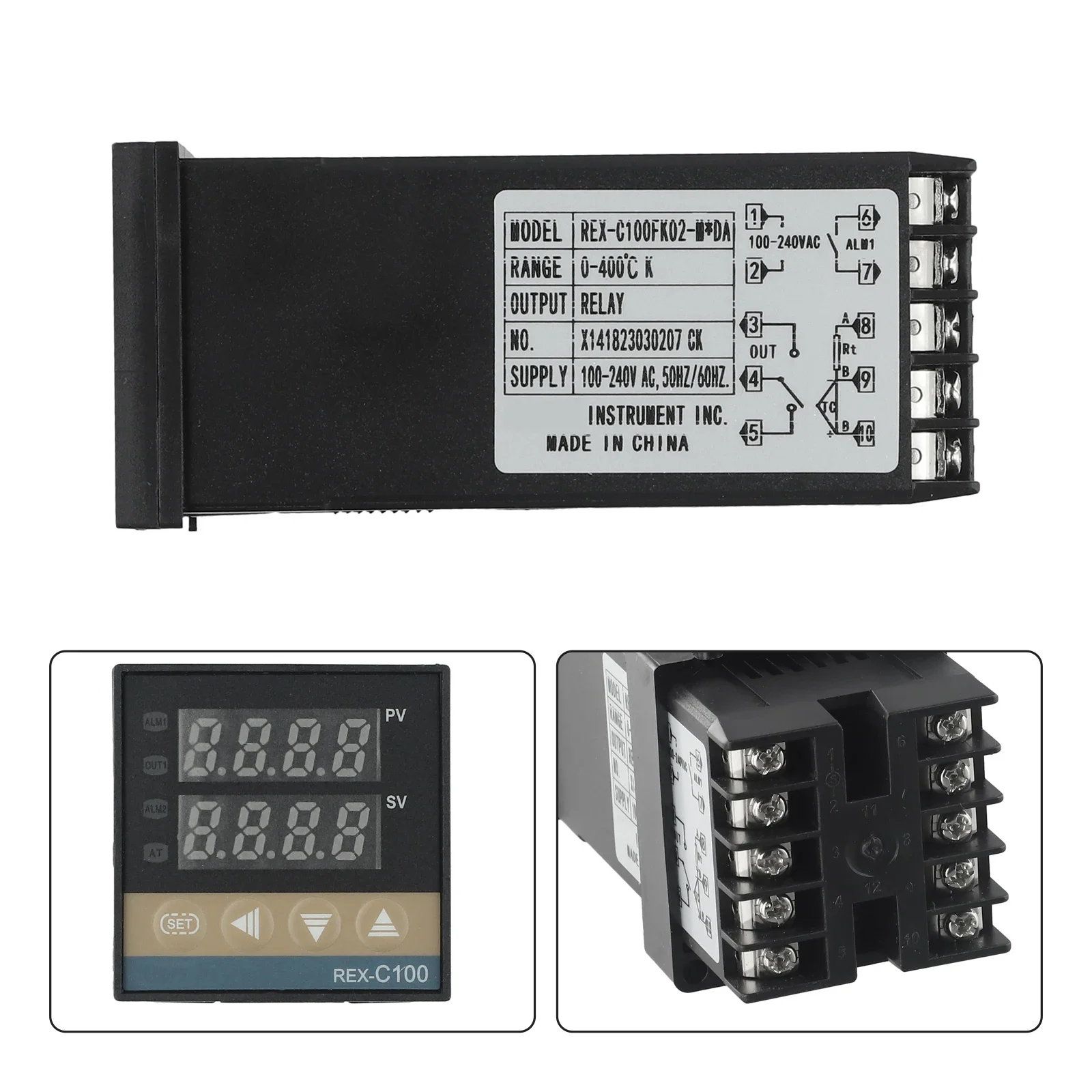 Digital Temperature Controller REX C100 M DA with PID Functionality and Multiple Input Methods for Enhanced Performance