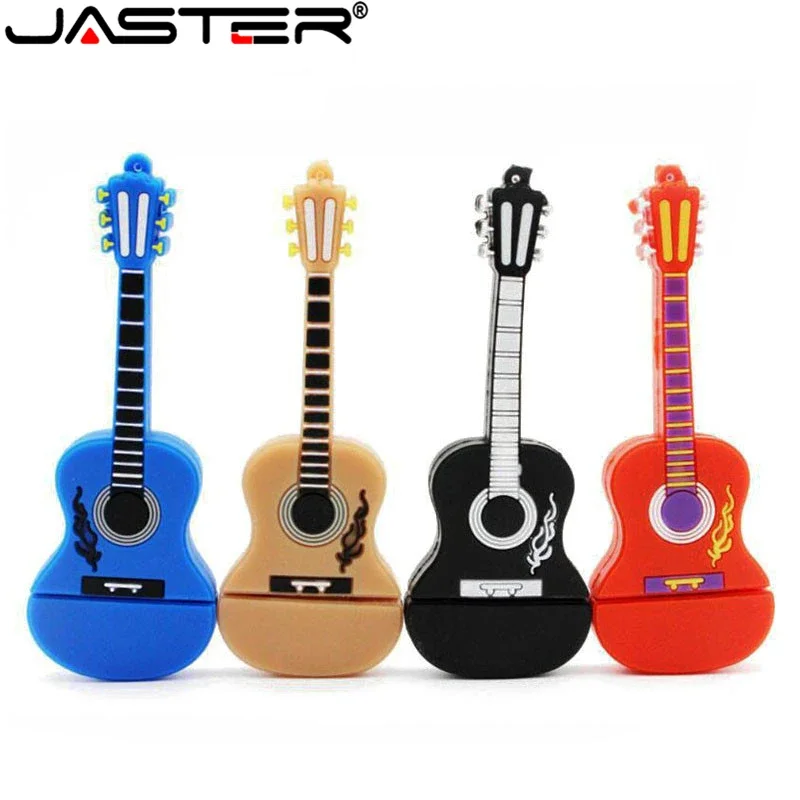 JASTER – clé Usb 2.0 de 64 go, dessin animé, lecteur Flash, instrument de musique, guitare, Viool, Note, 4 go, 8 go, 16 go, 32 go