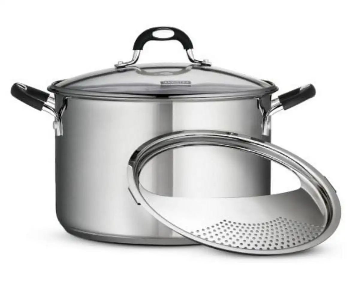 

Tramontina Gourmet Stainless Steel 8 Quart Lock and Drain Stock Pot