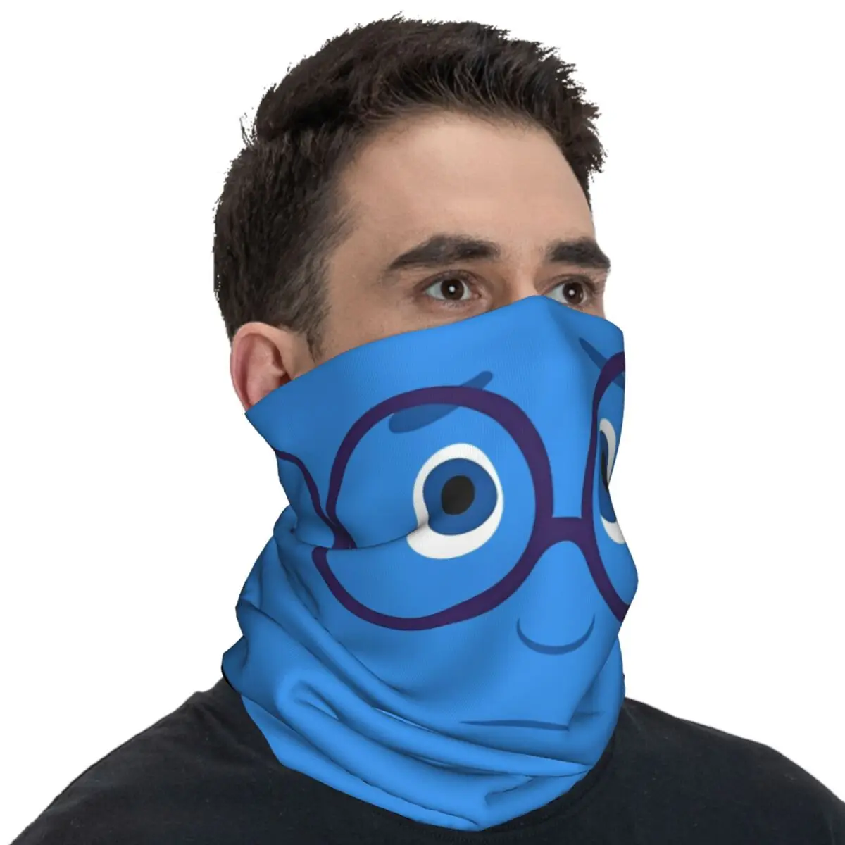 Inside Out Character Of Riley Joy Sadness Anger Disgust Fear Bandana Design Seamless Soft Tactical Mask