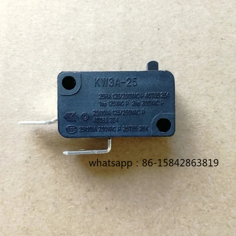 2-pack KW3A-25 125V/250V NO Normally Open 2 Pin Microswitch Micro Switches 25A large current