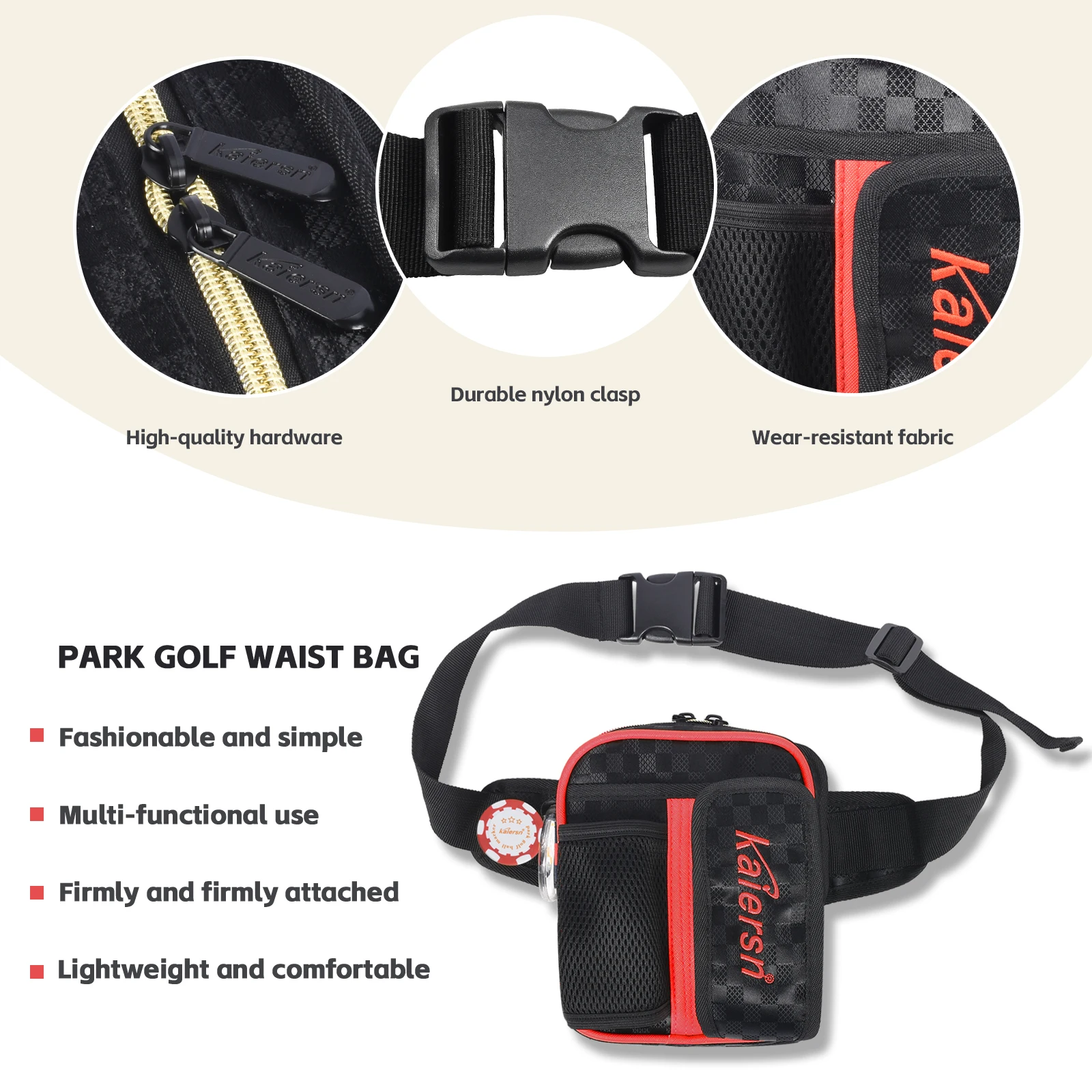 Park Golf Waist Bag Lightweigh - đánh giá và giá Aqua Sports Club