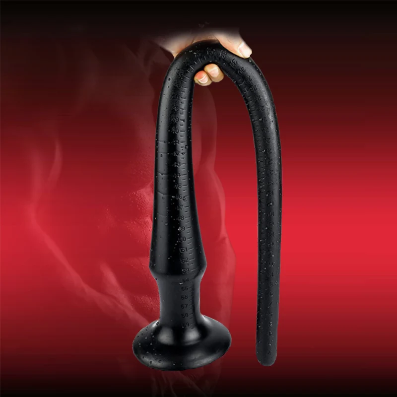 Tapón Anal de silicona súper largo para hombres y mujeres, consolador Anal, masturbador Anal, dilatador, masaje de próstata, tapón Anal, Juguetes