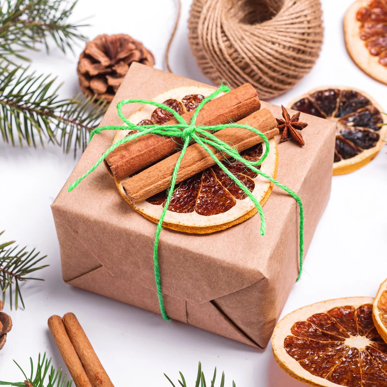 

2pcs Colored Jute Twine 50M Red 50M For Diy Gift Wrapping Christmas Decorative String Woven Jute Rope Bundle Tag