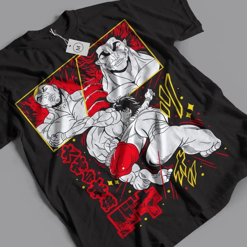 JACK HANMA Shirt, Baki Hanma Series Anime T-Shirt