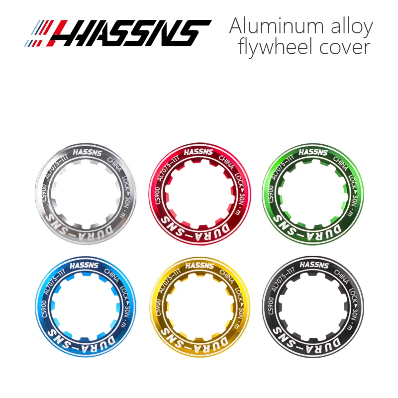 

HASSNS MTB Cassette Cover HG Freewheel Adapter Road Mountain Bike Sprocket Pinion Bicycle Flywheel Cover Aluminum Alloy Cycling