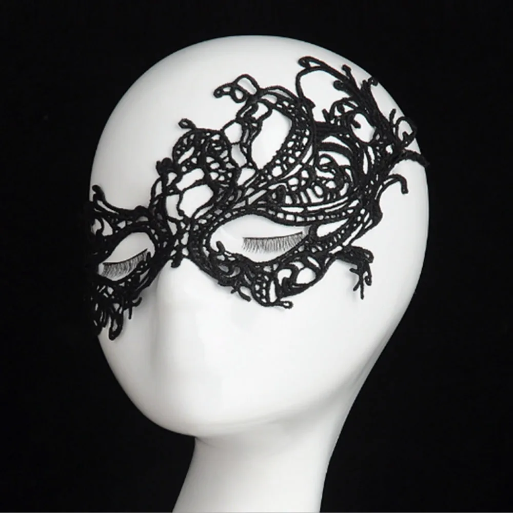 Hot Sales Black Sexy Lady Lace Mask Eye Mask For Masquerade Party Fancy Dress Costume / Halloween Party Fancy