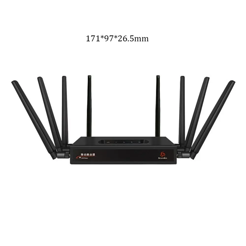 286Mbps 新型モデムSIMカード高速対応 無制限データ 4G 8本折りたたみアンテナ ホットスポット ワイヤレスルーター WiFi 6