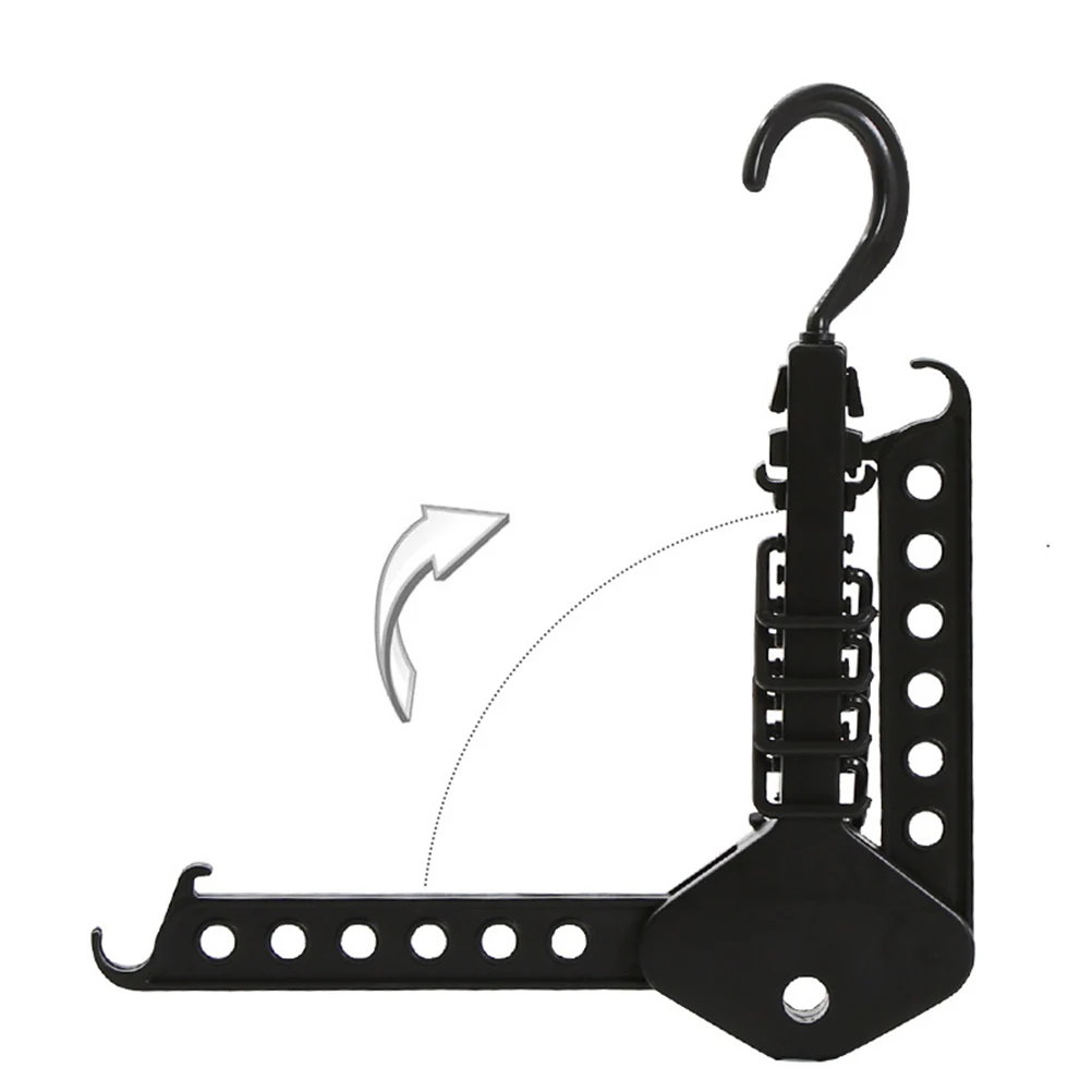 

13 Holes Rack Rotatable Hanger PP Folding Hanger Smooth Space Wardrobe Rotatable Foldable Clothes Laundry