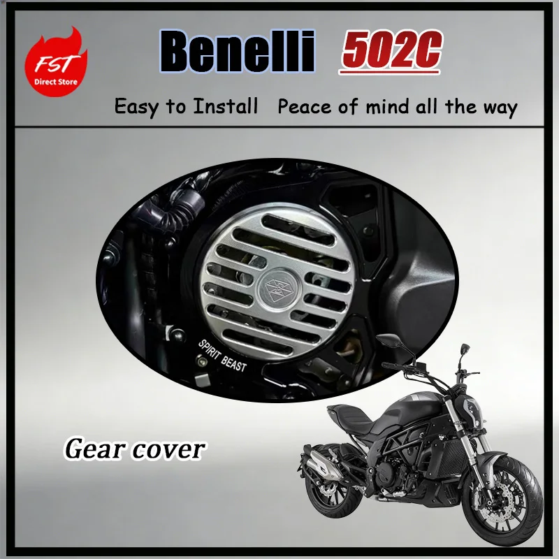 

FOR Benelli 502C BJ500-6A Sprocket Cover Gear Guard Protector Hollow Design Mod Kit Aftermarket Accessory for Motorcycles