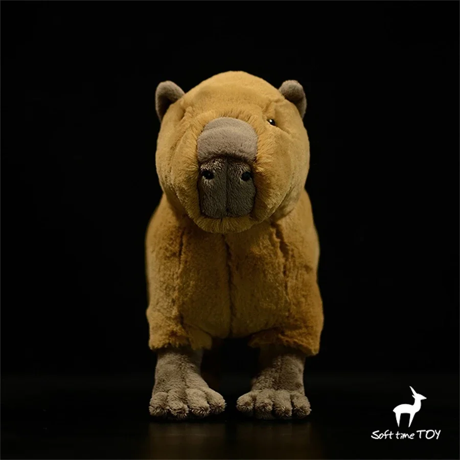 Capybara Plush Toy Realistic Water Hog Plushie Lifelike Capybara Stuffed Animal Capybara Simulation Doll Gift