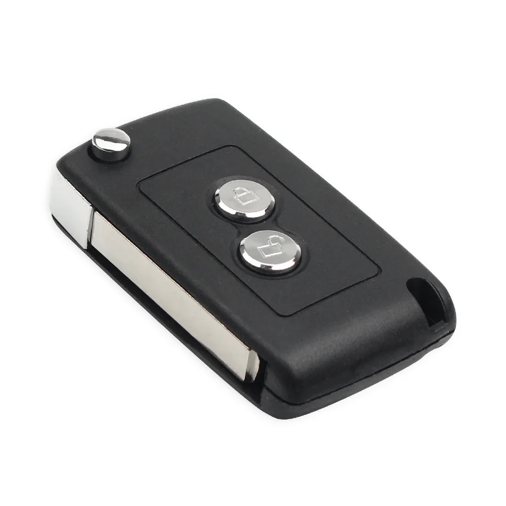 KEYYOU 2 BTN zmodyfikowana klapka obudowa pilota z kluczykiem samochodowym dla Citroen C1 C2 C3 C4 Picasso Xsara Peugeot 206 306 307 107 207 407