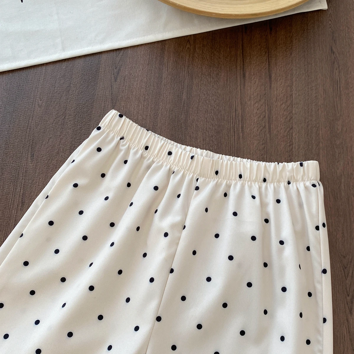 Sommer-Kinderanzug Neue Mode Ärmellose Polo-Spitzenweste Weite Hose 2-teiliges Set Koreanische Kinderkleidung – Detail 6