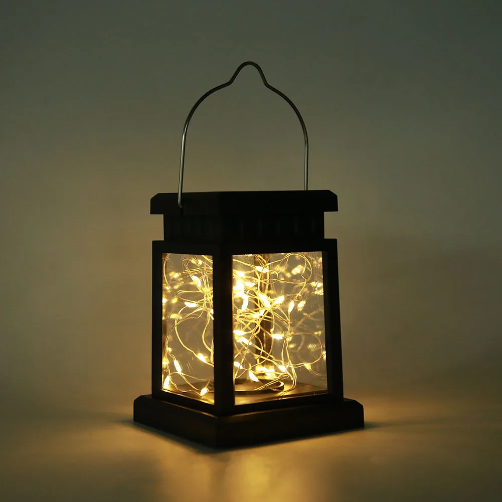 30 LED Solar Light Lantern Garden Yard Decorations Outdoor Waterproof Hanging Lamp Solar LED String Light Fairy Landscape Lamp