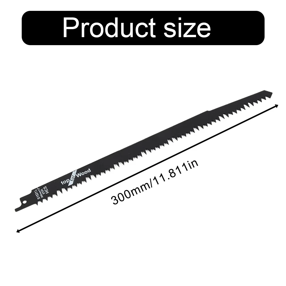 2022 Brand New Saw Blades Reciprocating Blades Part S1531 Tool Wood Cutting​ Wood Pruning 275mm 5PCS High Hardness