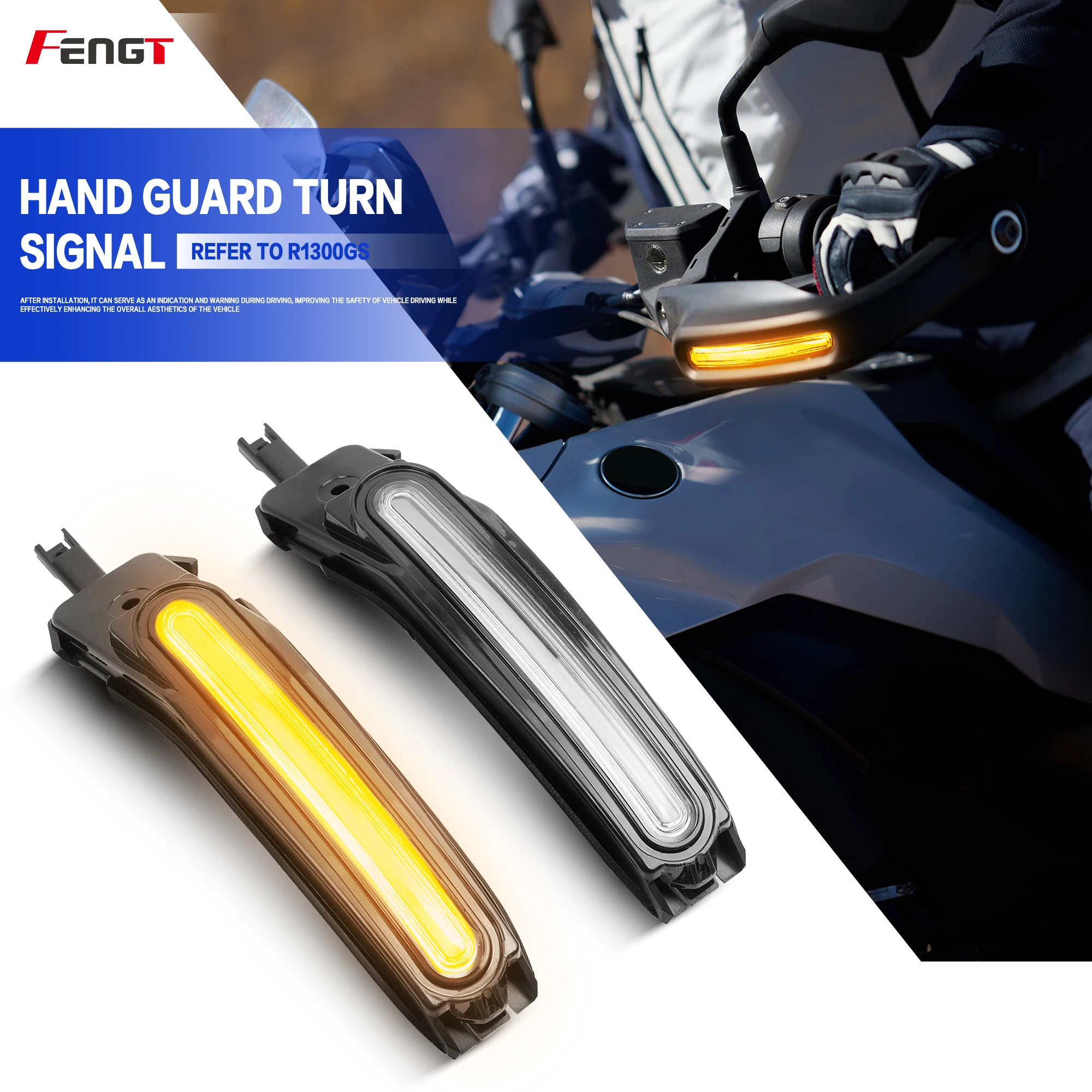 

R1300GS Hand Guard with LED Lights For BMW R 1300 GS R1300 GS 2023-2025 Handguards LED Turn Signal Light Motocross Handguard