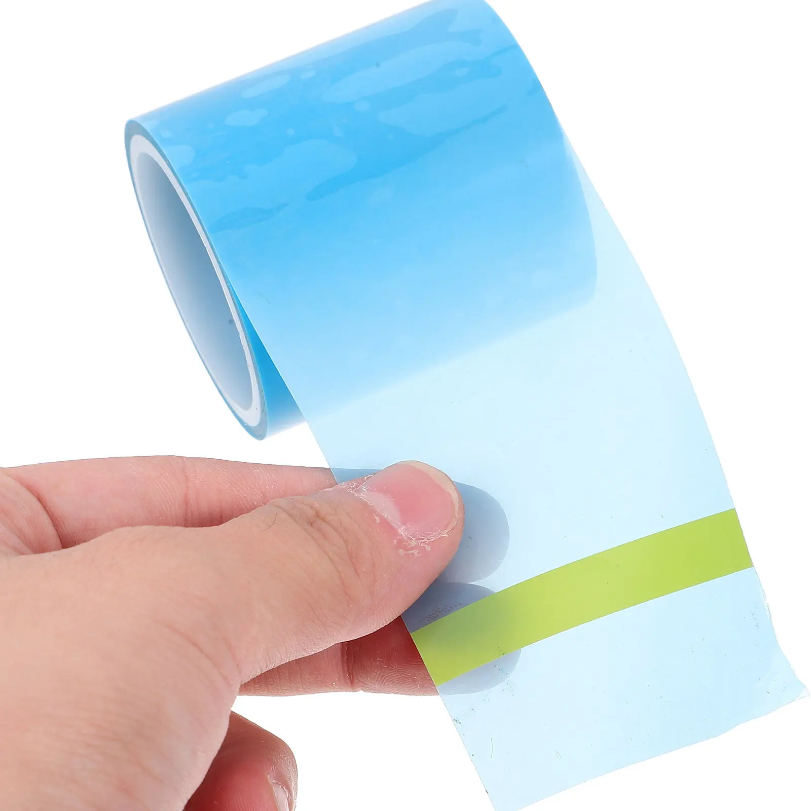 1 Roll Resin Preparation Tape with Transparent Epoxy Base Hollow Metal Frame and Leakproof Paper Ideal for Resin DIY Craft Kits - view 4
