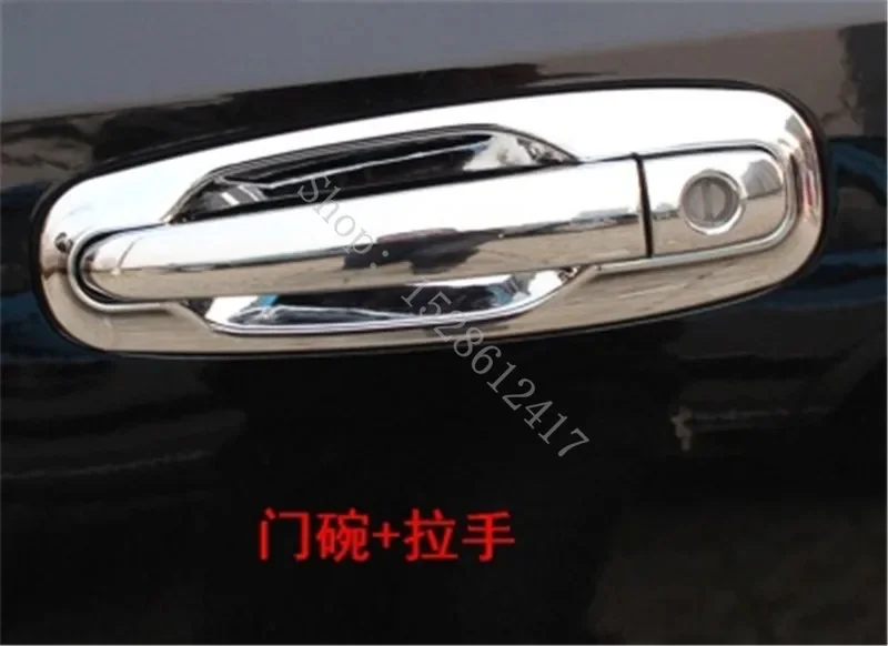 Car Styling Chrome Exterior Door Handle Cover Door Handle Bowl Trim For Chevrolet Optra Lacetti Daewoo Nubira 2005-2016