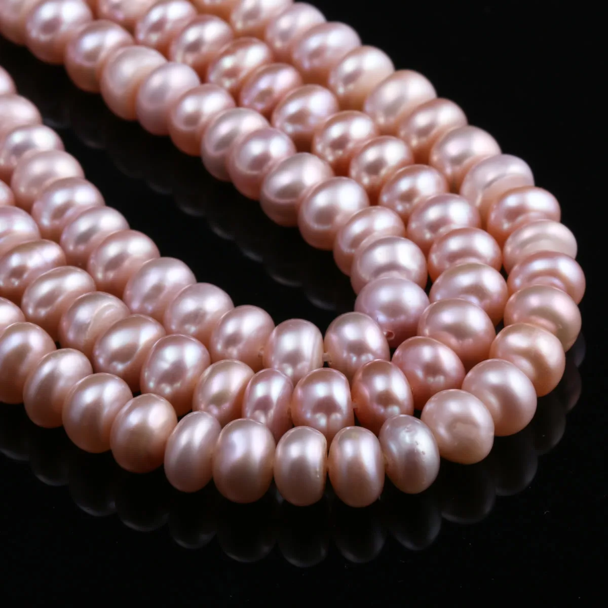 100% Natural Freshwater Pearl Bread Shape Loose Sapcer Beads for Jewelry Making Supplies DIY Women Necklace Bracelet Accessories