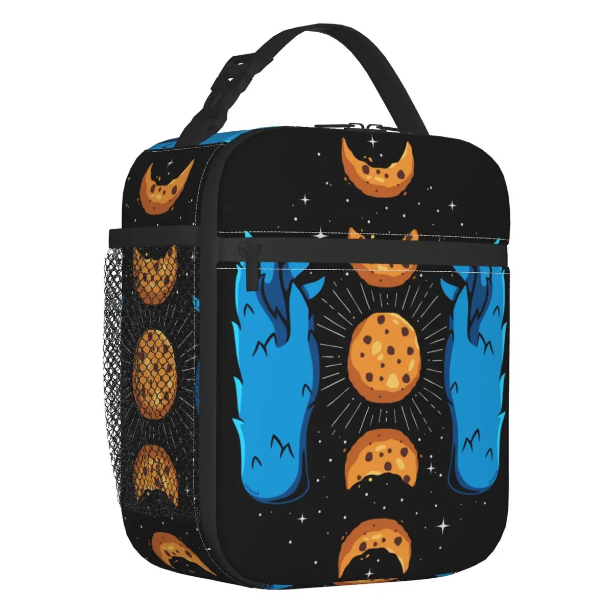 Custom Cookie Moon Phases Resuable Lunch Boxes for Women Waterproof Cooler Thermal Food Insulated Lunch Bag Kids School Children