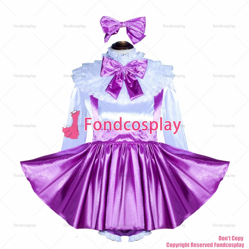 FondCosplay-大人のためのフレンチロック可能なサテンスカート,クロスドレス,セクシーな下半身のメイド,白いシャツ,ピンクのパンティー,CDとTV,g4037