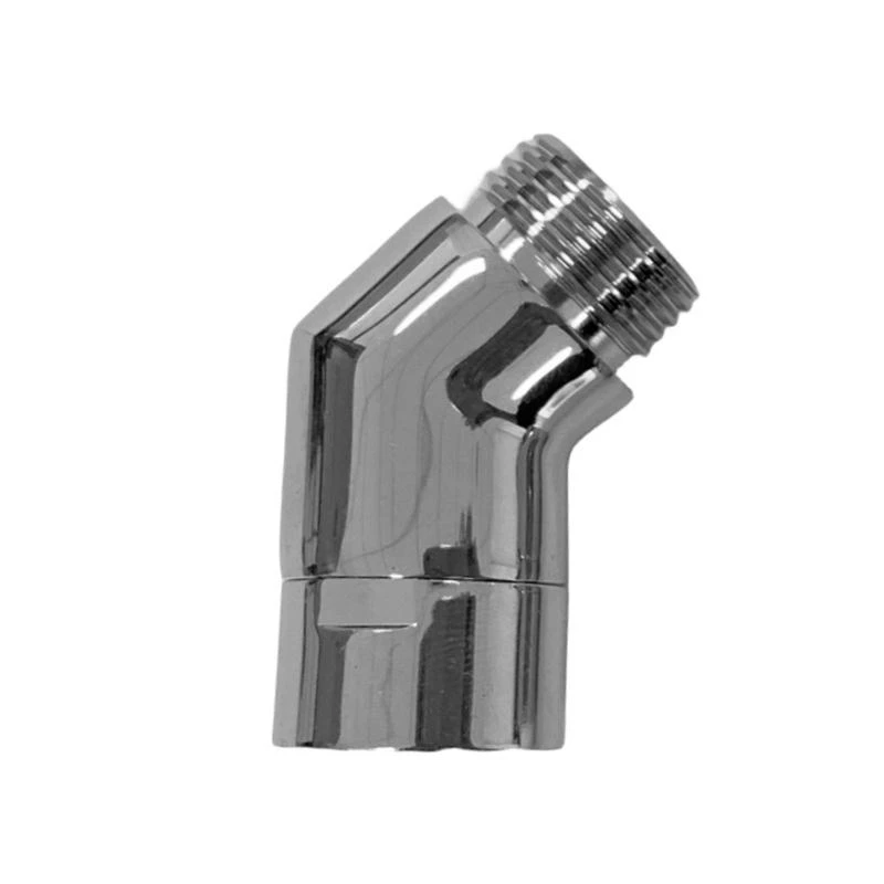 Adjustable Shower Head Elbow Adapter Strong Construction Brass Shower Connector