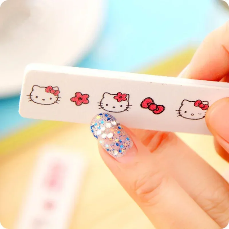 Hello Kitty Nail Scissors Set Kawaii Stainless Steel Nail Clipper Cute Manicure Tools Household Fingernails Scissors Pendant