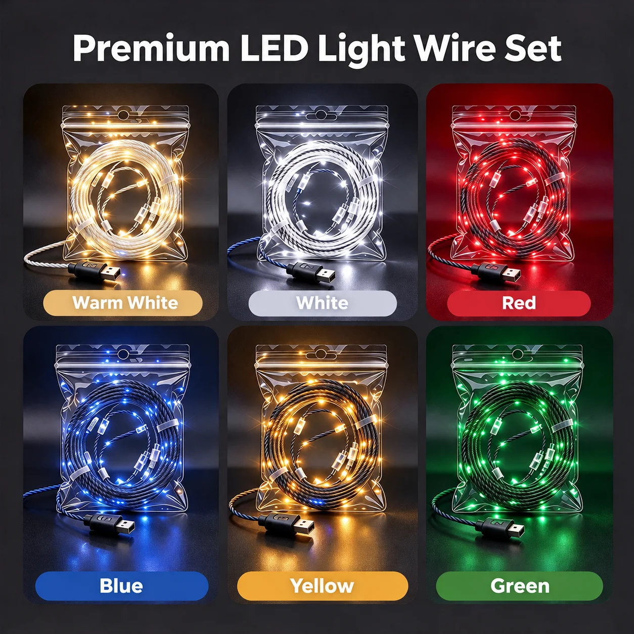 Modular LED lighting fixture specification: 1*4, compatible with MOC3710, six-unit assembly kit, multiple lighting options