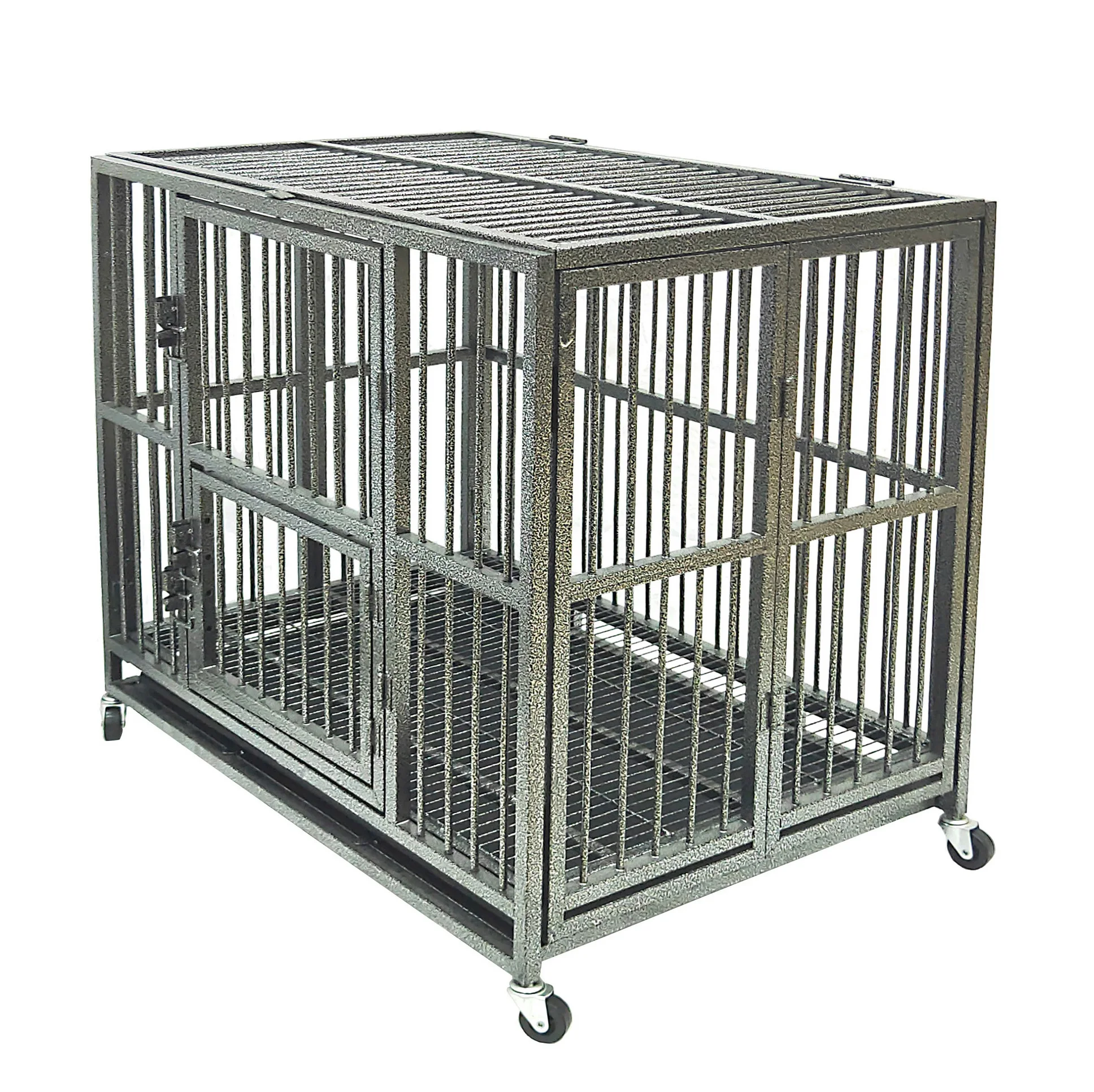 

Wholesale Custom Modular Foldable China Indoor Powder Coated Big Large Luxury Puppy Metal Dog Kennels MH-FHD48