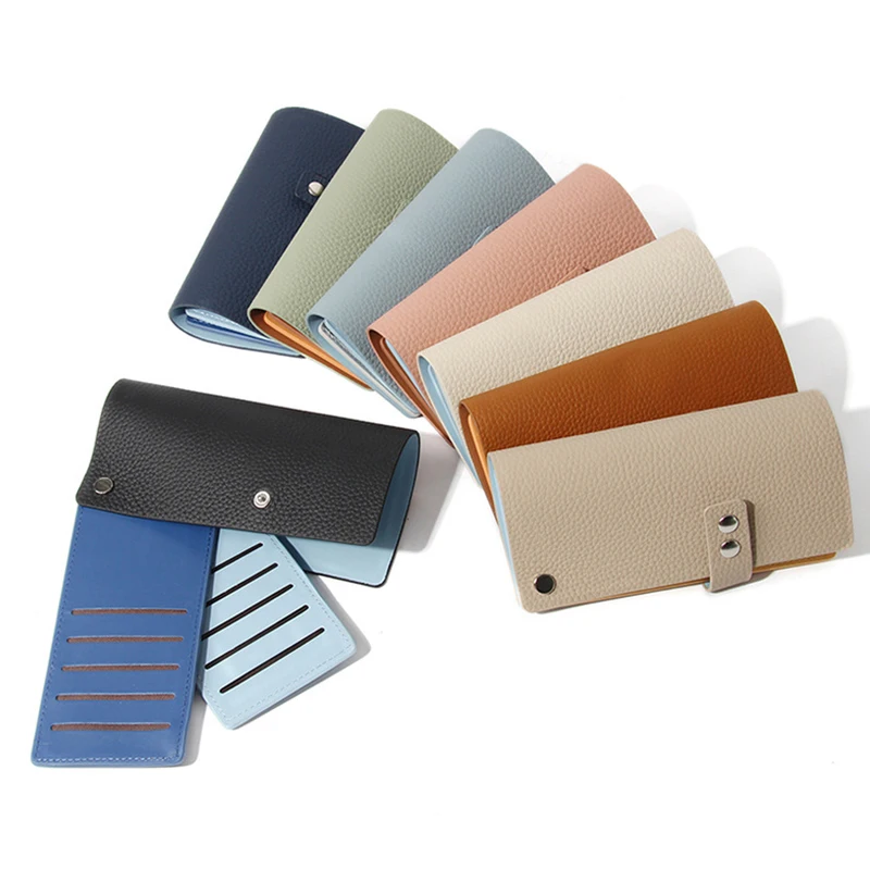 Women Men Credit Card Bag Ultra-thin Small Bank Card Multi Cards Slot Cardholder Wallet Male Simple Business Cards Holder Case