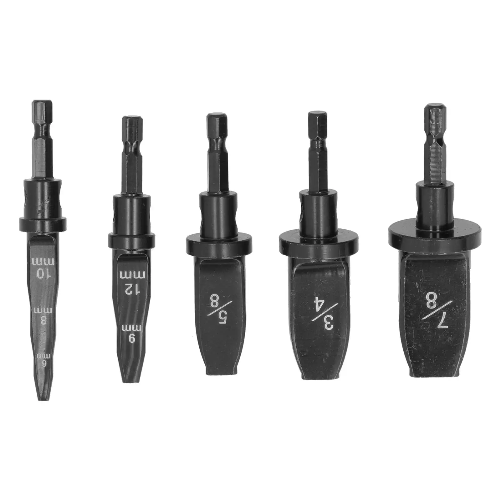 

Набор сверл для медных труб, прочный расширитель трубок, инструмент для развальцовки, 5 шт., инструмент для обжима, ручка для воздуха, кондиционера