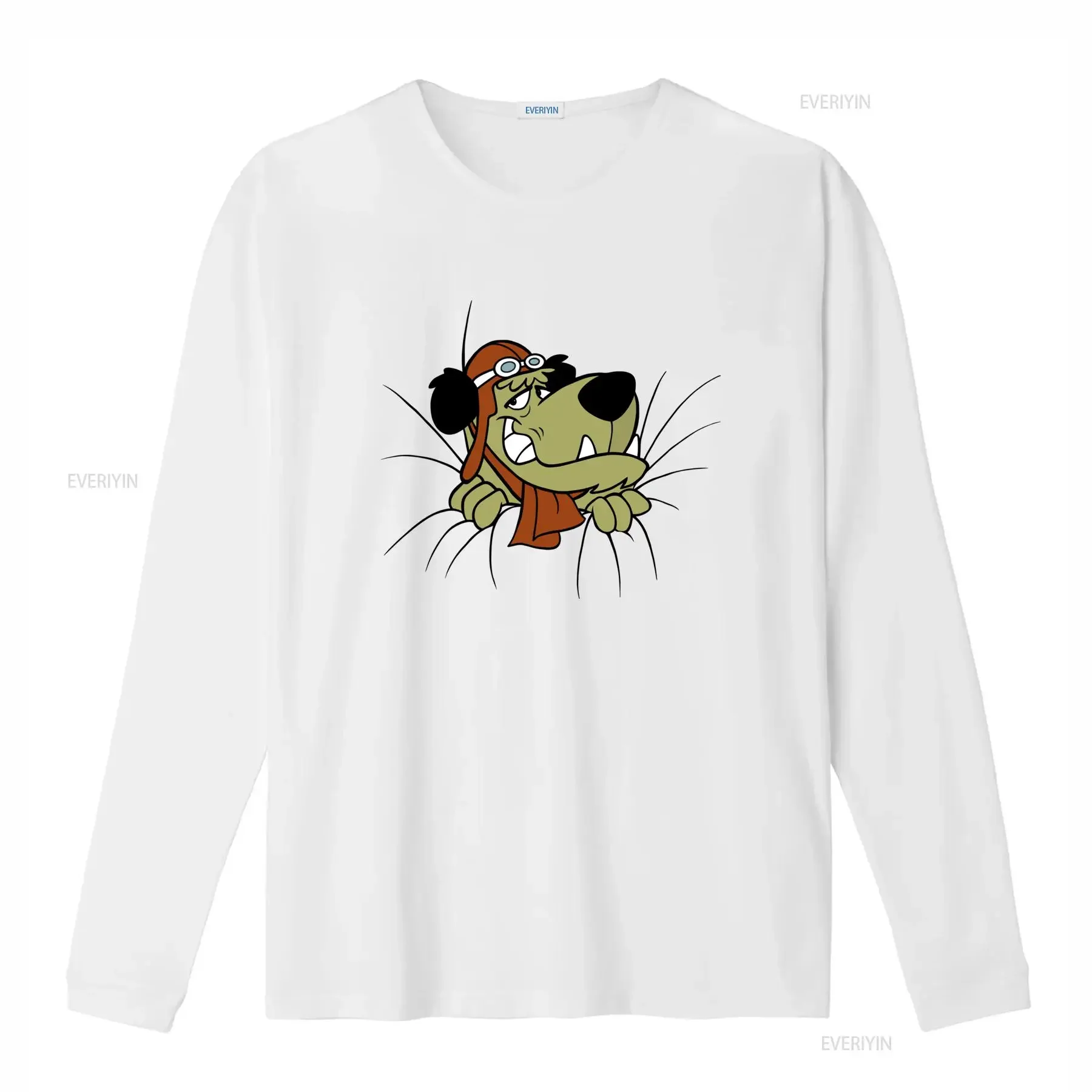 Vtg Hanna Barbera Muttley Dog Wacky Races Double Sided T Shirt for Men USA Size S vintage Washed streetwear homme Slightly