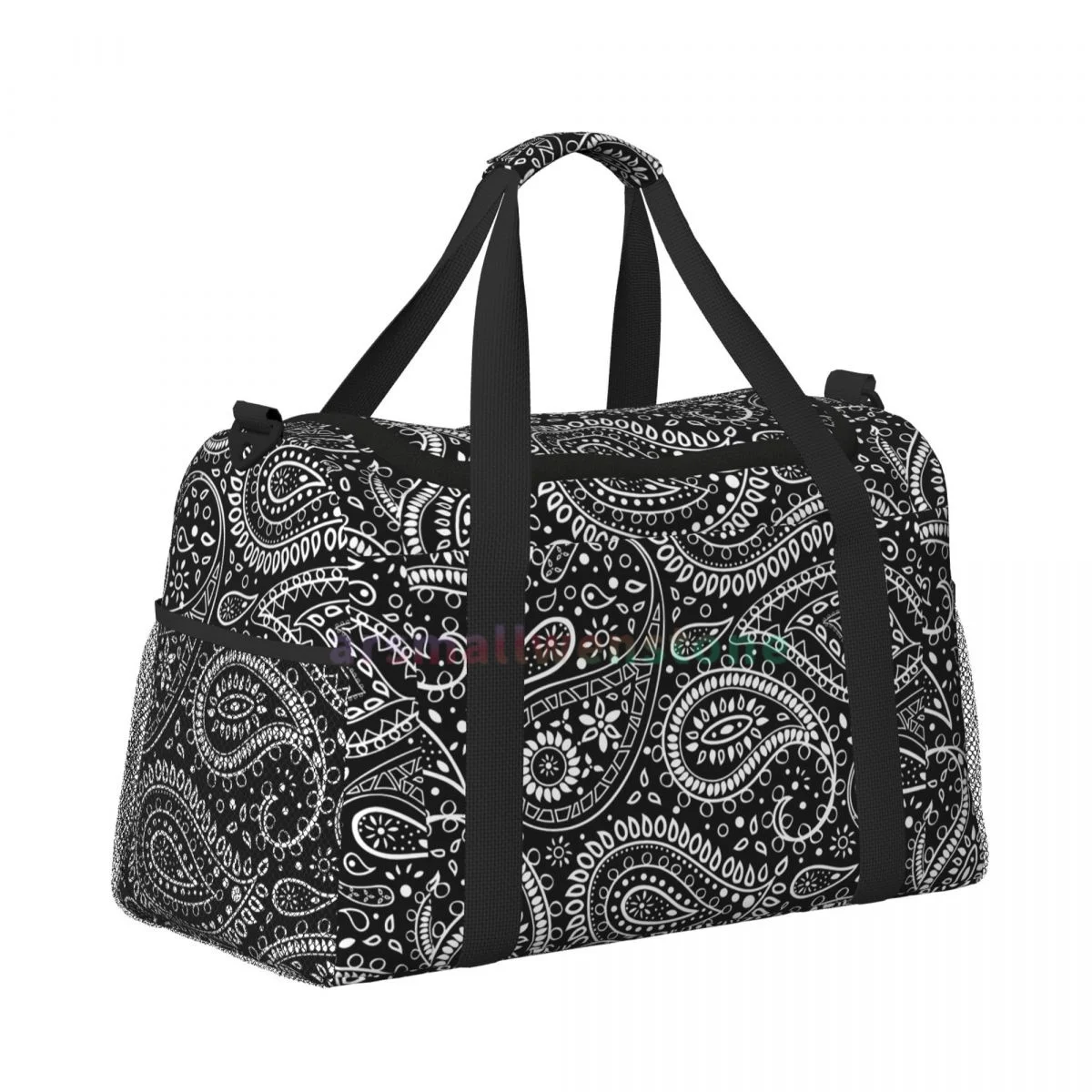 Paisley Travel Duffel Bags Personalized Weekender Bag with Shoulder Strap Sport Gym Yoga Luggage Bag